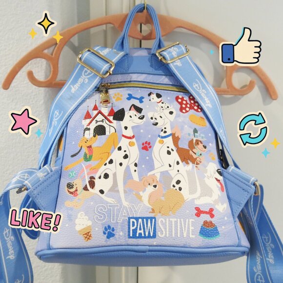 Disney Dogs Vegan Leather 11"Mini Backpack - Picture 6 of 6